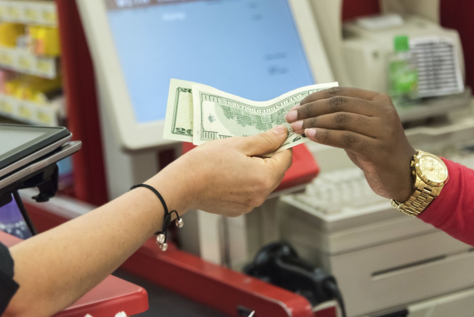 Cash Payment in the Supershop
