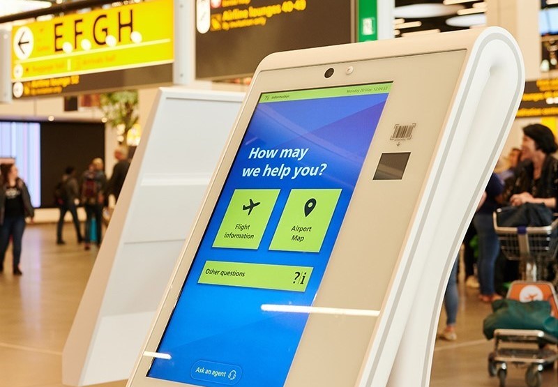 Information Kisok at the Airport